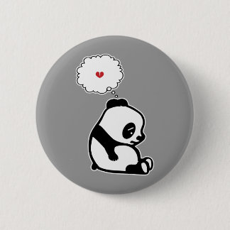Sad Panda 6 Cm Round Badge