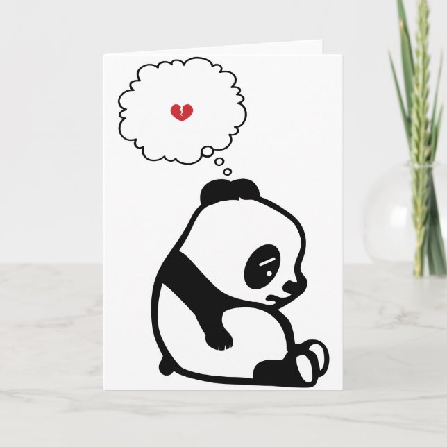 Sad Panda Card (Front)