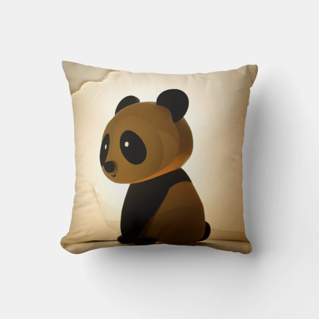 Sad Panda Cushion (Front)