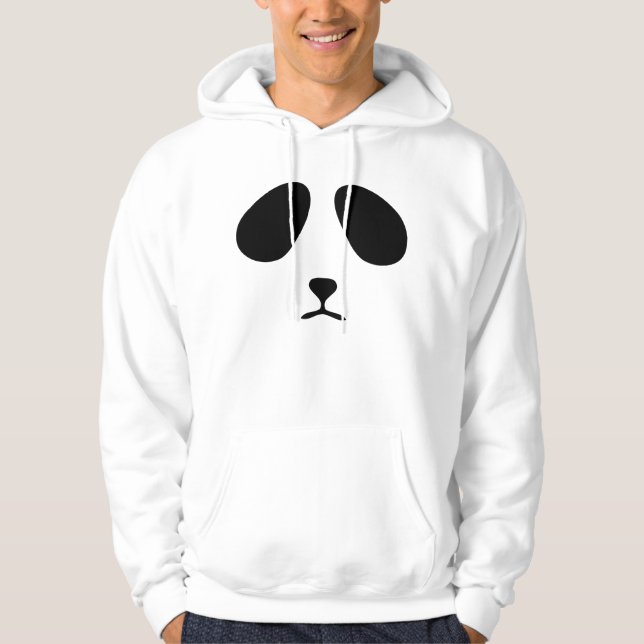 Sad panda face hoodie (Front)
