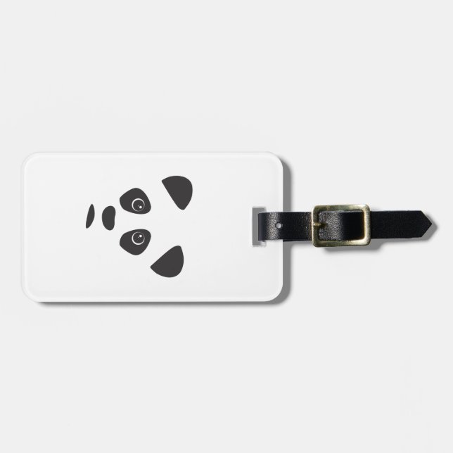 Sad Panda Luggage Tag (Front Horizontal)