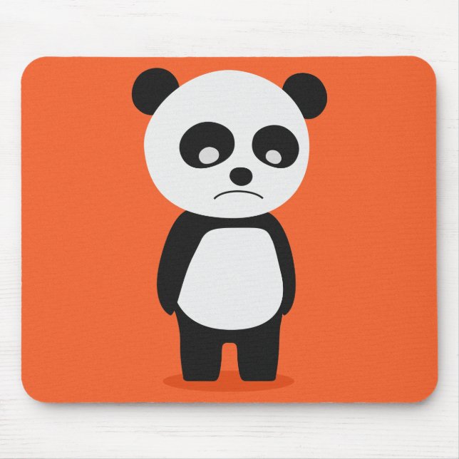 Sad Panda Mouse Mat (Front)