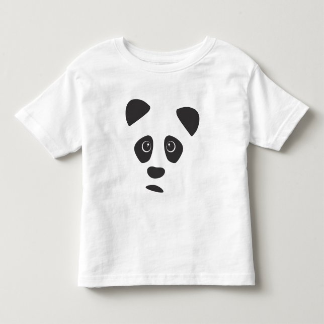 Sad Panda Toddler T-Shirt (Front)
