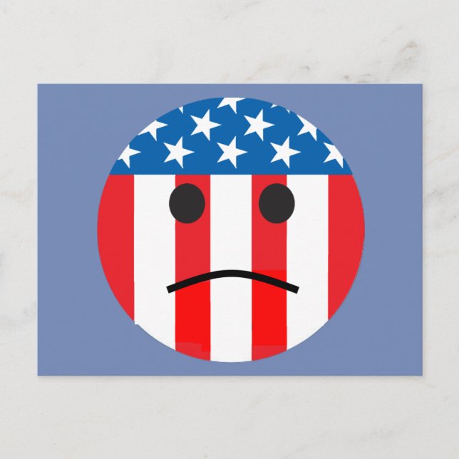 sad patriotic postcard (Front)