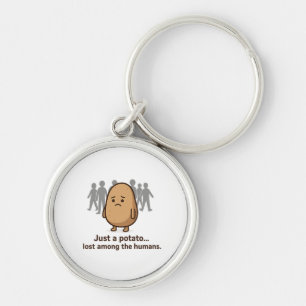 Sad Potato and The Distracted Crowd Key Ring