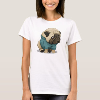 Sad pug dog T-Shirt