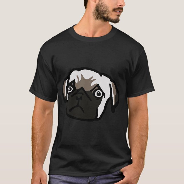Sad Pug is Sad T-Shirt (Front)
