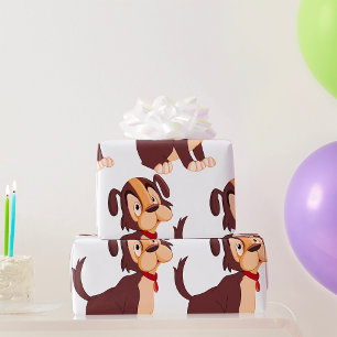 Sad Puppy Dog Wrapping Paper