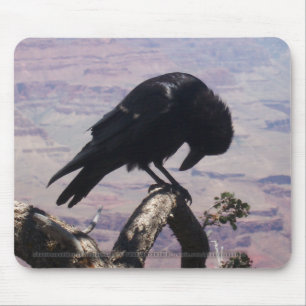 Sad Raven Mousepad