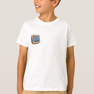 Sad Retro Computer Screen Kids T-Shirt
