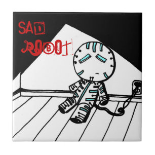 Sad Robot Tile