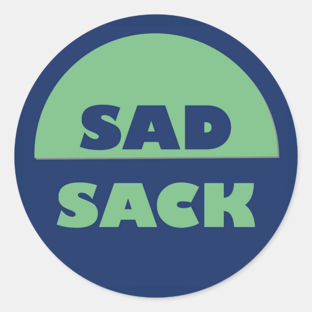 Sad Sack Sticker (Front)