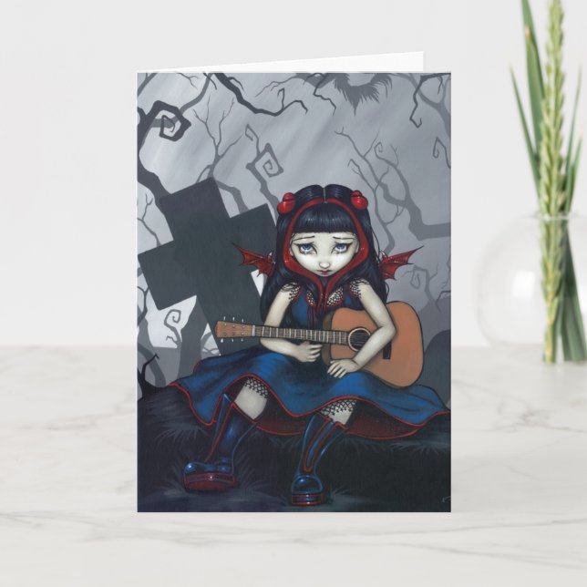 "Sad Sad Song" Greeting Card (Front)