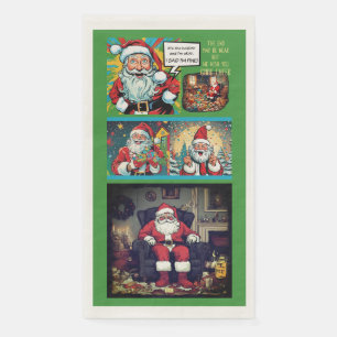 Sad Santa Paper Napkin