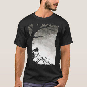 Sad Skeleton Dark Aesthetic Grunge clothes Gothic  T-Shirt