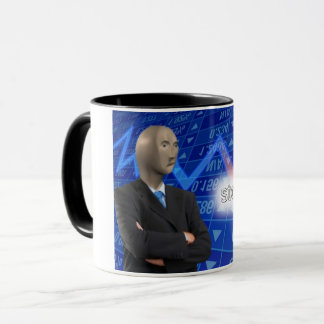 Sad Stonks Meme Mug