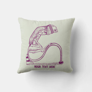 Sad traffic light  cushion