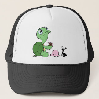 Sad Turtle Happy Ant Trucker Hat