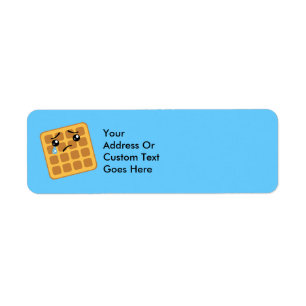 Sad Waffle Return Address Lables