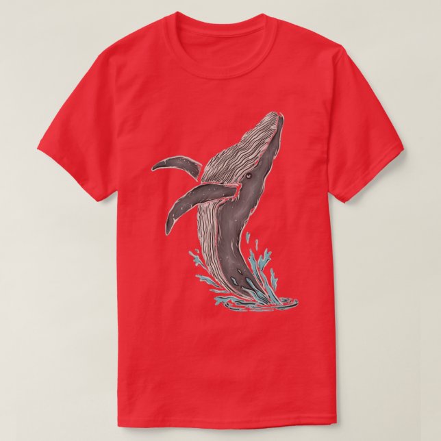 Sad whale 8 T-Shirt (Design Front)