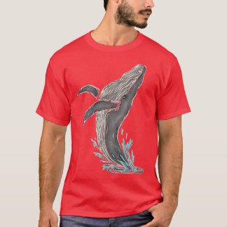 Sad whale 8 T-Shirt