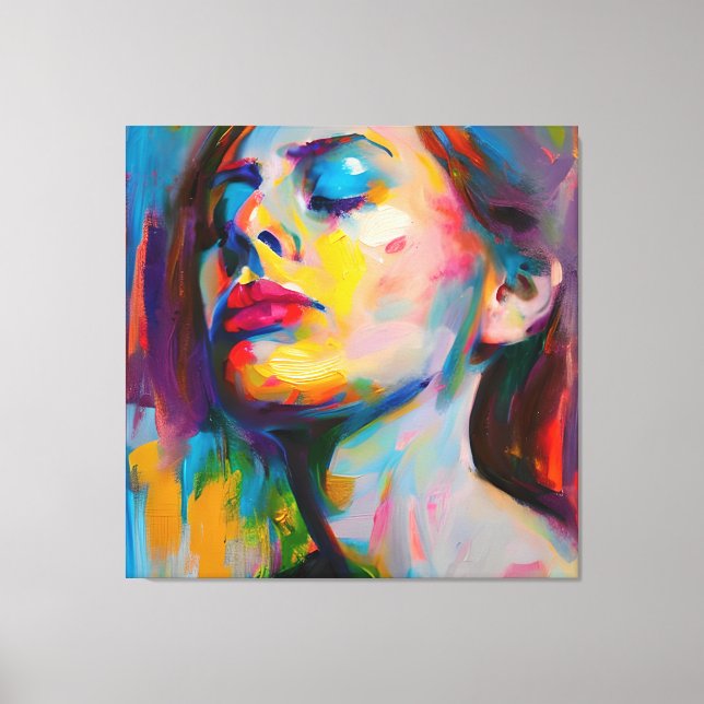 Sad women  canvas print (Front)