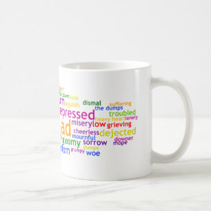 Sad Wordle Coffee Mug