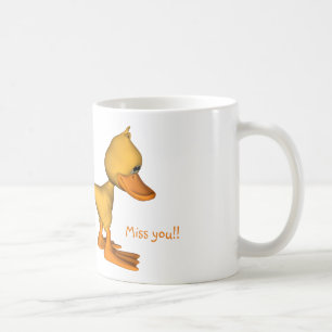 Sad Yellow Duck Coffee Mug