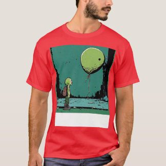 Sad Zombie with a Balloon T-Shirt
