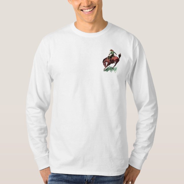 Saddle Bronc Riding T-Shirt (Front)