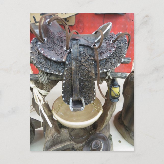 Saddle Knickknack Postcard (Front)