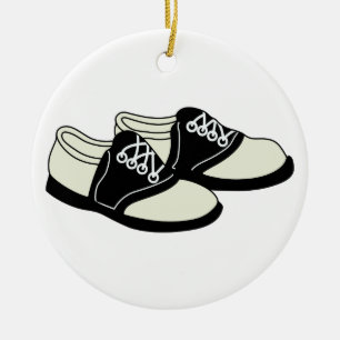 Saddle Shoes Ceramic Tree Decoration