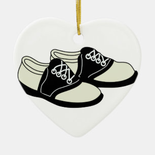 Saddle Shoes Ceramic Tree Decoration