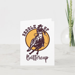Saddle up buttercup invitation