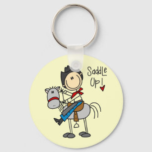 Saddle Up Cowboy Tshirts and Gifts Key Ring