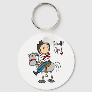 Saddle Up Cowboy Tshirts and Gifts Key Ring