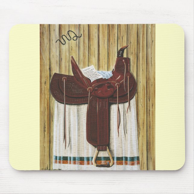 Saddle Up Mouse Mat (Front)