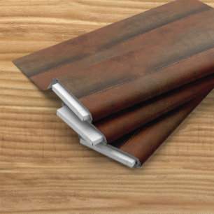Saddle Up Tan Faux Leather Fabric