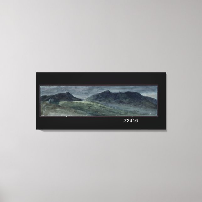 Saddleback and Part of Skiddaw Canvas Print (Front)