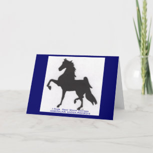 Saddlebred Greeting Card