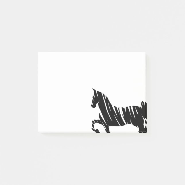 Saddlebred Horse Art Post-it Notes (Front)