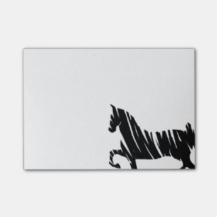 Saddlebred Horse Art Post-it Notes