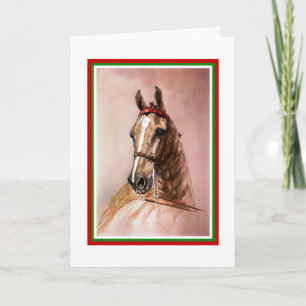 Saddlebred Horse Christmas Card