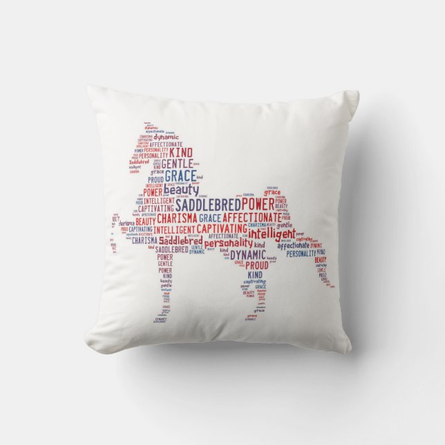 Saddlebred Pillow (Front)