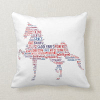 Saddlebred Pillow