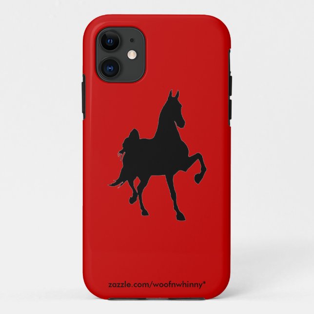 Saddlebred Silhouette Case-Mate iPhone Case (Back)