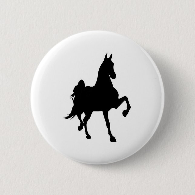 Saddlebreds 6 Cm Round Badge (Front)