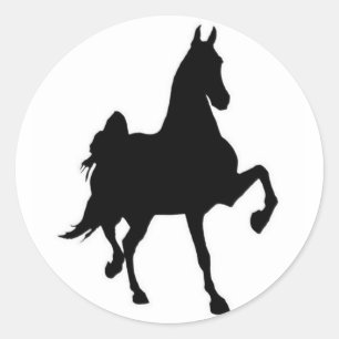 Saddlebreds Classic Round Sticker
