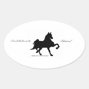 Saddlebreds Shine!  Sticker