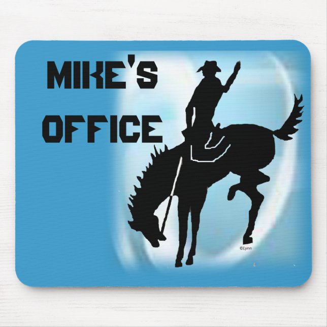 Saddlebronc 101 mouse mat (Front)